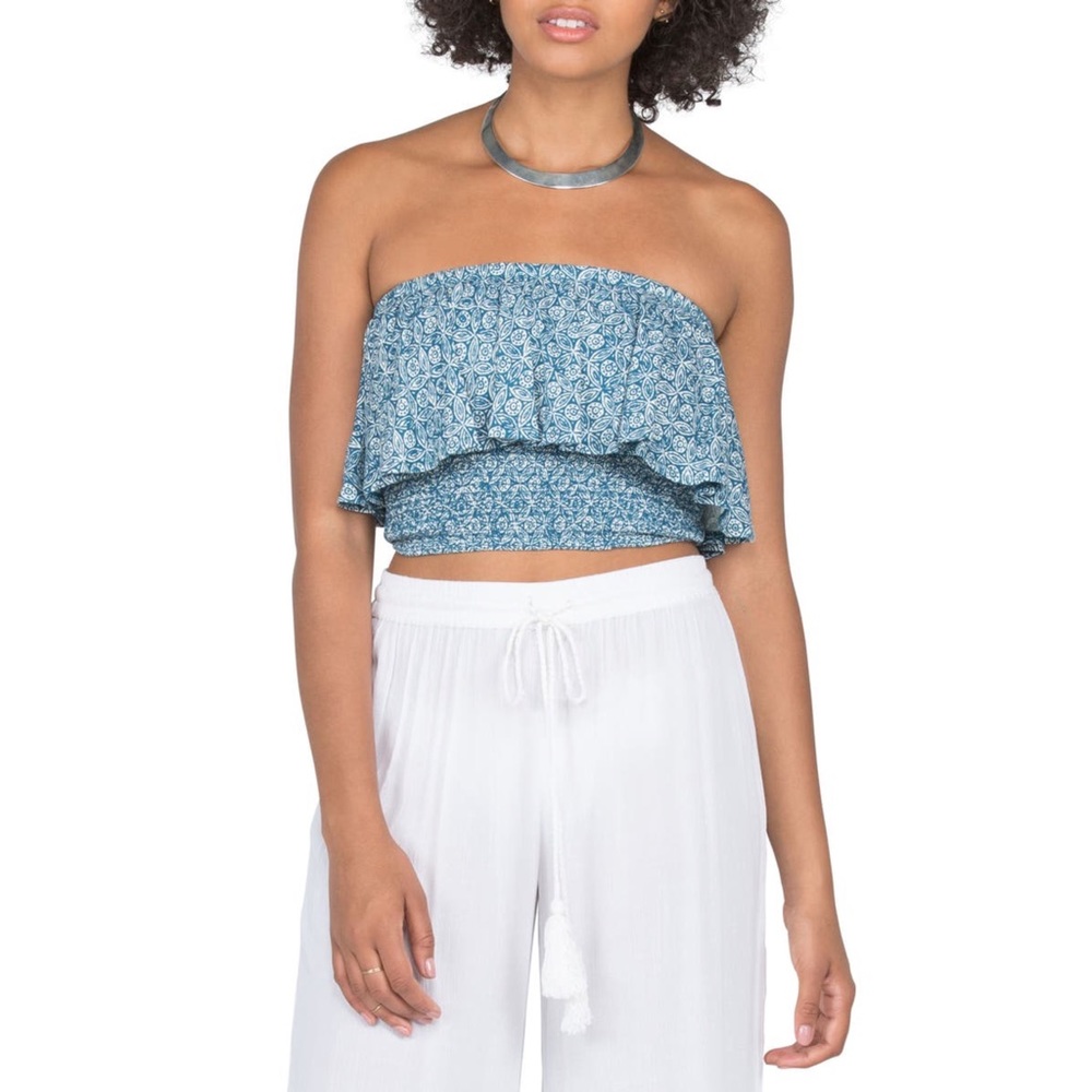 Volcom Strapless Crop Top - Picture 4 of 10